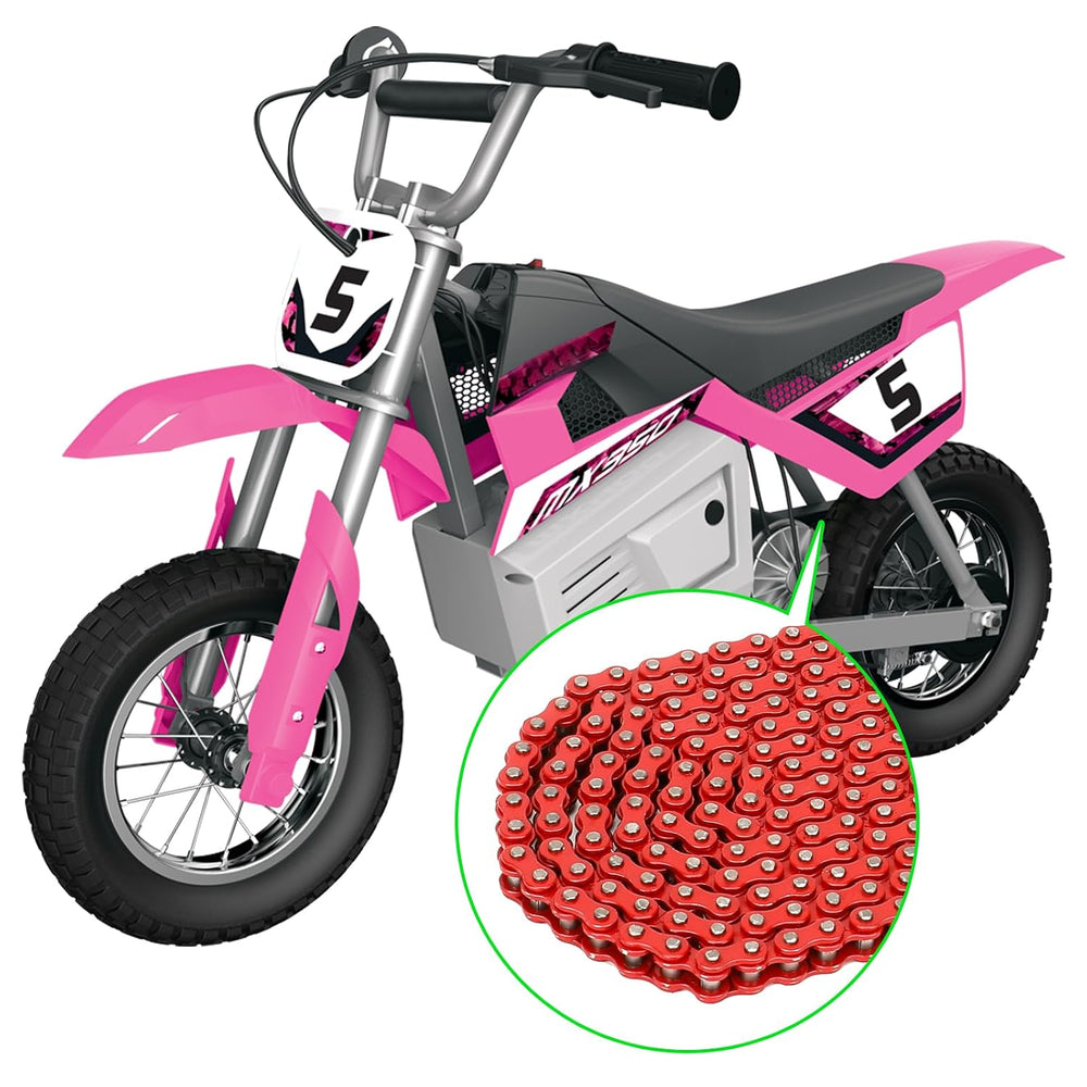 25H Chain 480 Link for Razor MX350 MX500 MX650 Dirt Rocket Bike