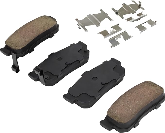 Premium Ceramic Rear Brake Pads Compatible