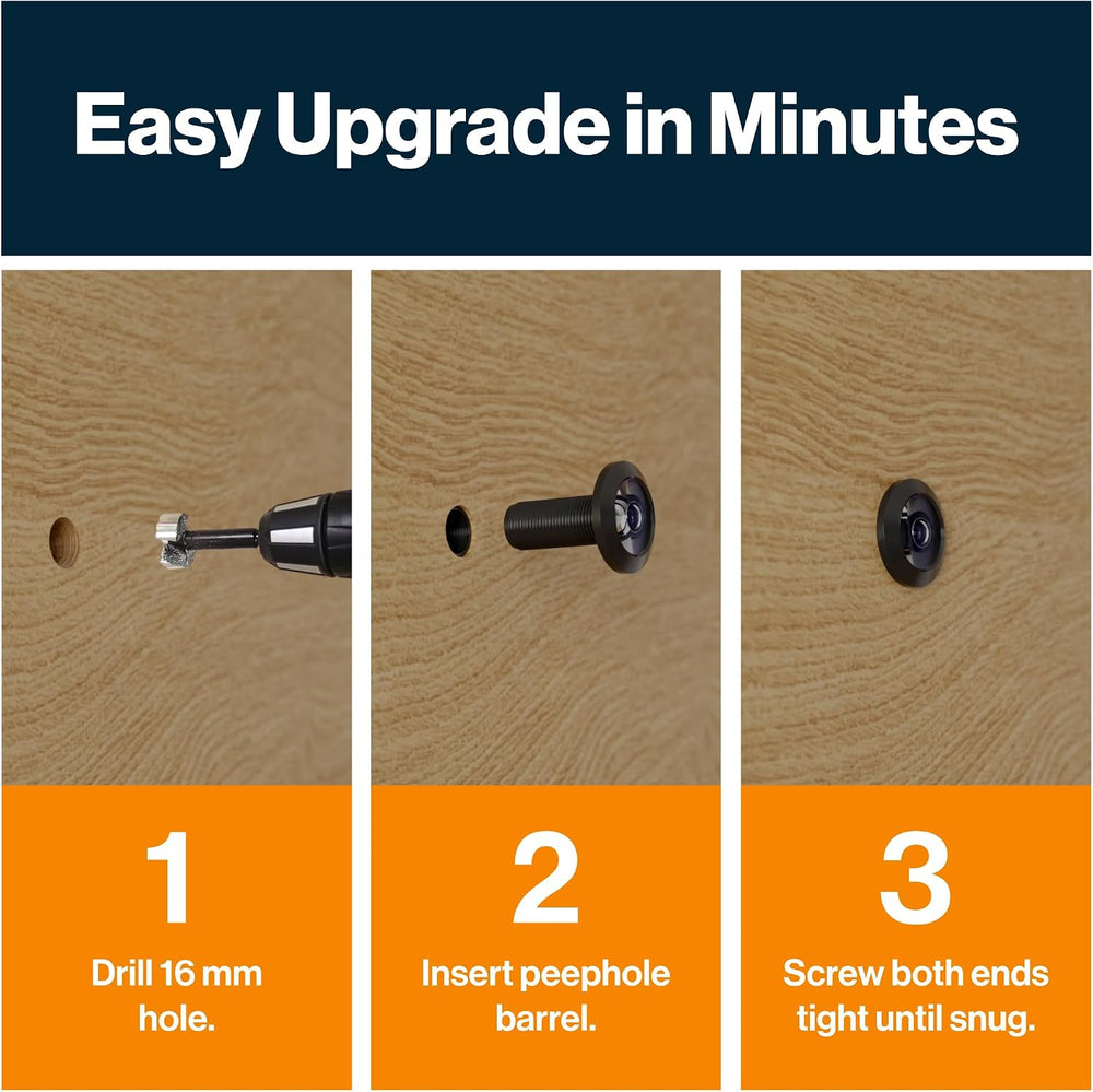 Door Viewer | Security Peep Hole Provides an Ultra Wide View | Peepholes for ...