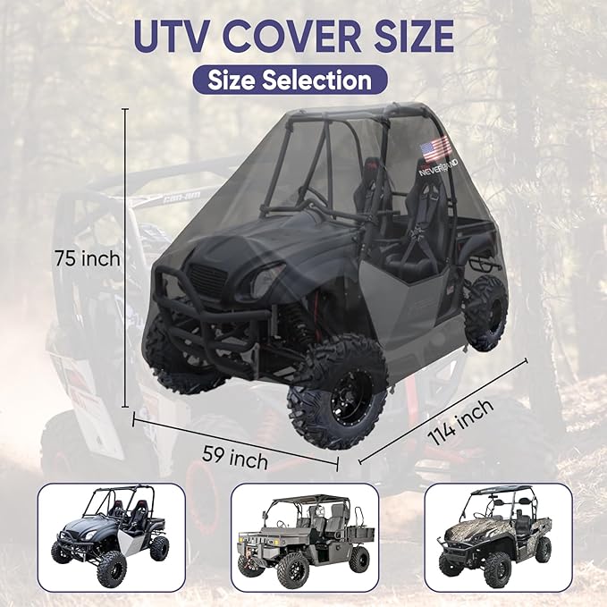 NEVERLAND UTV Covers 2 Seater