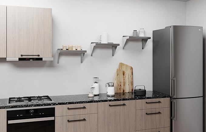 AmGood 10" X 16" Stainless Steel Wall Shelf | Metal Shelving | Gara...
