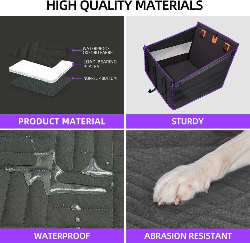 TKYZ Large Dog Car Seat,Back Seat Extender for Dogs,Hard Bottom Seat Cover