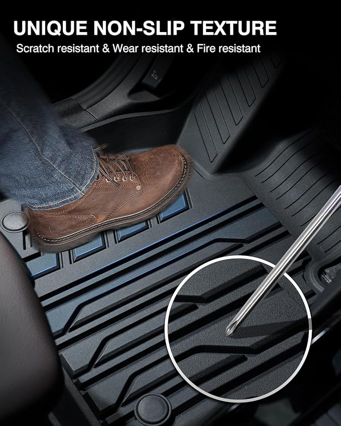 Powerty Floor Mats for 2018-2024 BMW X3 / 2019-2024 BMW X4, Custom Fit for BMW