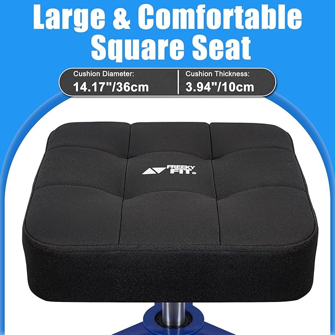 Adjustable Shop Stool, Garage Mechanic Stool Chair, Work Seat