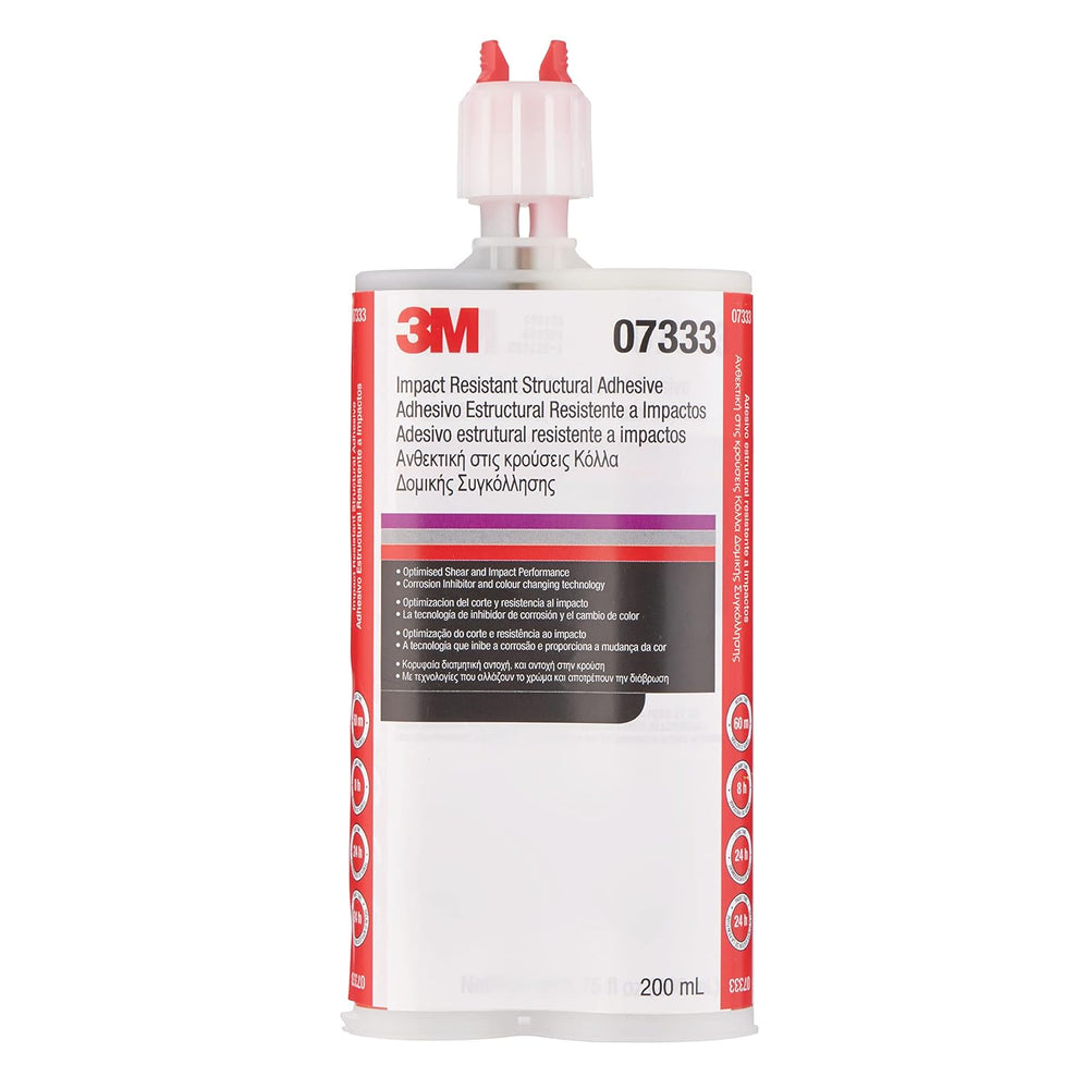 3M Impact Resistant Structural Adhesive, 07333, Two-Part Epoxy, True Automoti...