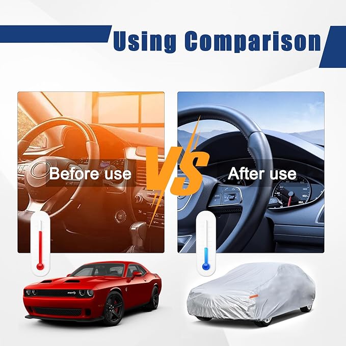 Kayme 6 Layers Car Cover Custom Fit