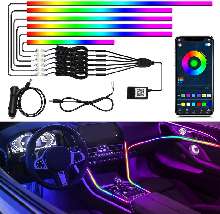 WEBUPAR Dreamcolor 6 in 1 Car LED Strip Lights