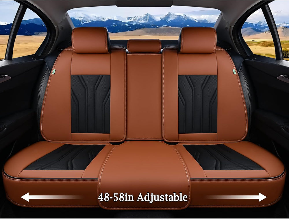 FLORICH Leather Seat Covers, Seat Covers Full Set, Car Seat Protectors 5 Seat...