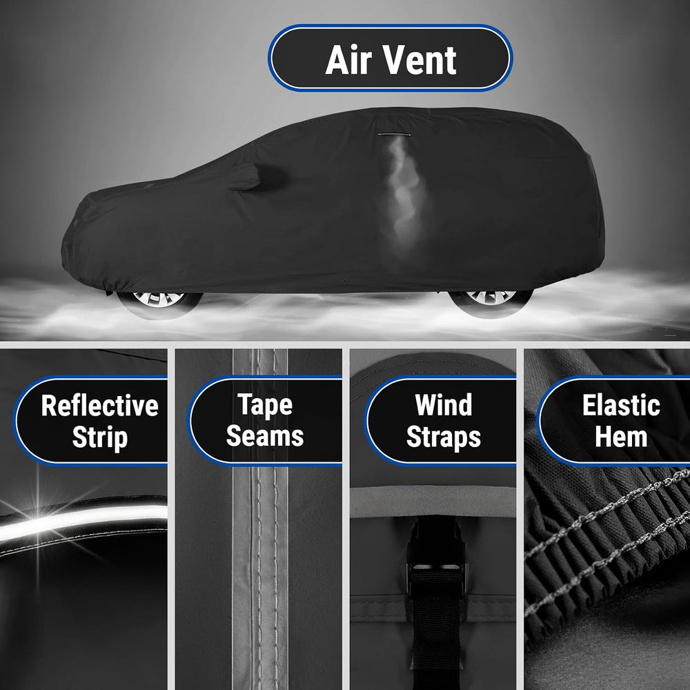 iCarCover Car Cover Waterproof All Weather for 1946-60 Chevy Sedan Delivery
