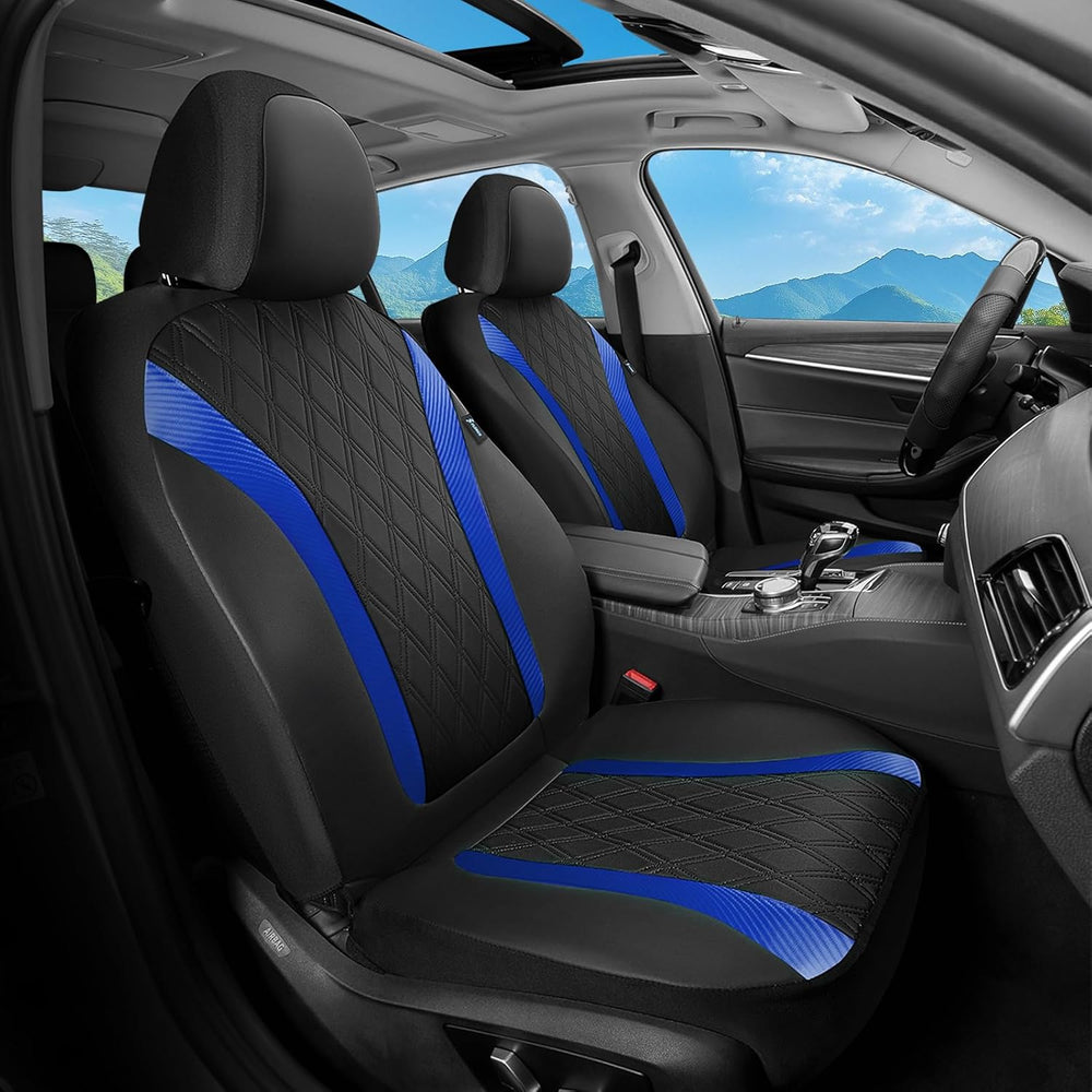 FLORICH Seat Covers, Car Seat Covers Full Set, Waterproof Leather Car Seat Pr...
