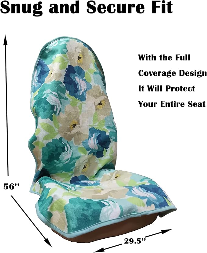 Car Seat Cover Protector Front Seats, (2Pcs)