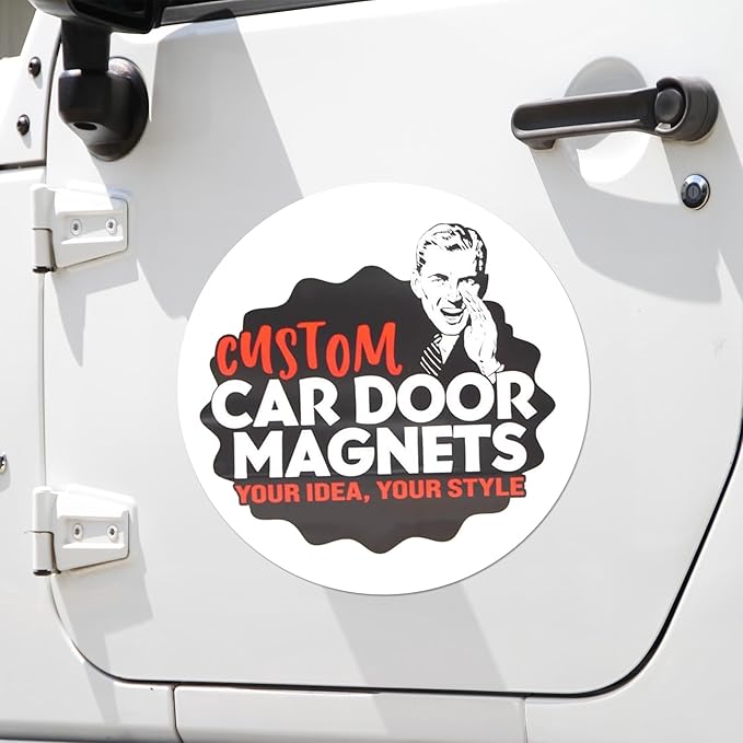 Custom Car Magnet Signs for Businesses 2 pk