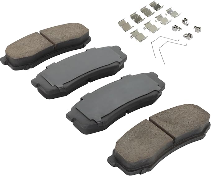 Premium Ceramic Rear Brake Pads Compatible
