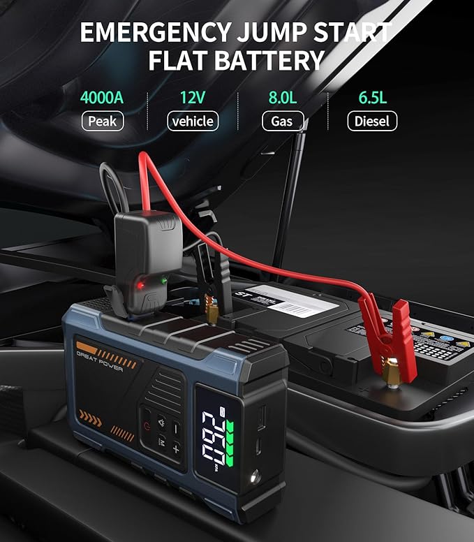 Car Battery Charger Jump Starter