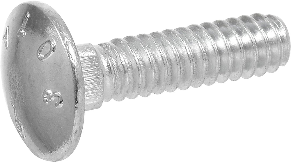 Hillman 240180 Carriage Bolt, 3/8 x 4-Inch, Steel, Zinc-Plated, Silver, 50-Pack