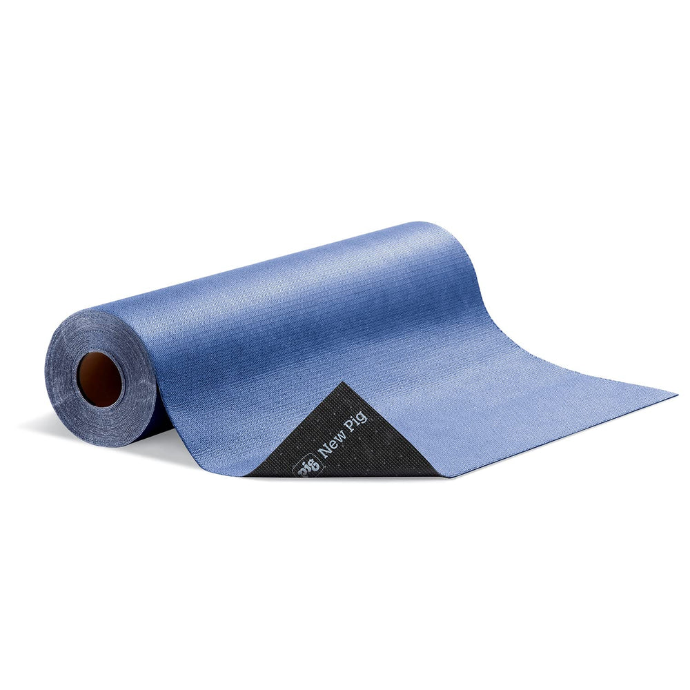 PIG Absorbent Adhesive-Backed Grippy Mat | Absorbs Up to 10.5 Gal Per Roll | ...