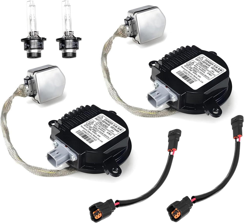 2PCS Xenon HID Headlight Ballast Control Unit w/Igniter & D2S Bulb Replac...