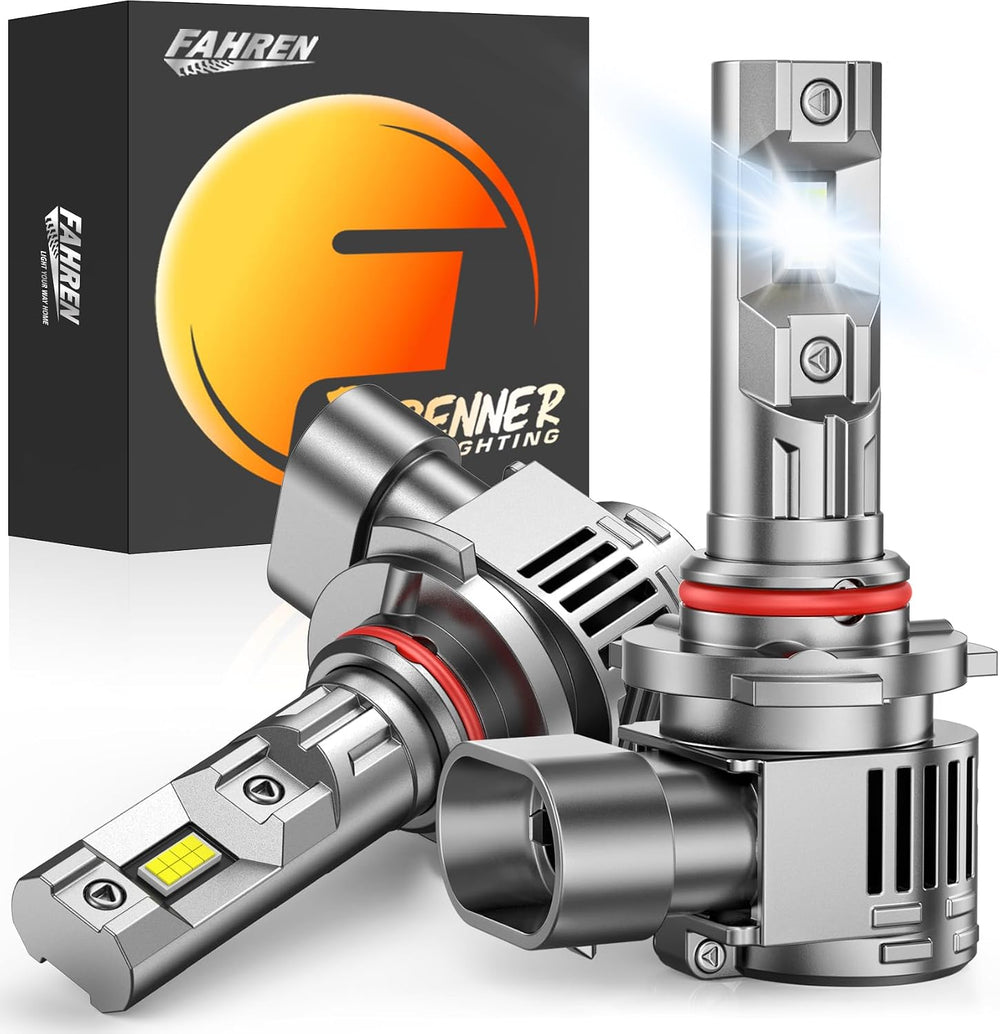 forenner Fahren 9012 HIR2 Bulbs, High Intensity Bright, 6500K (Pack of 2)