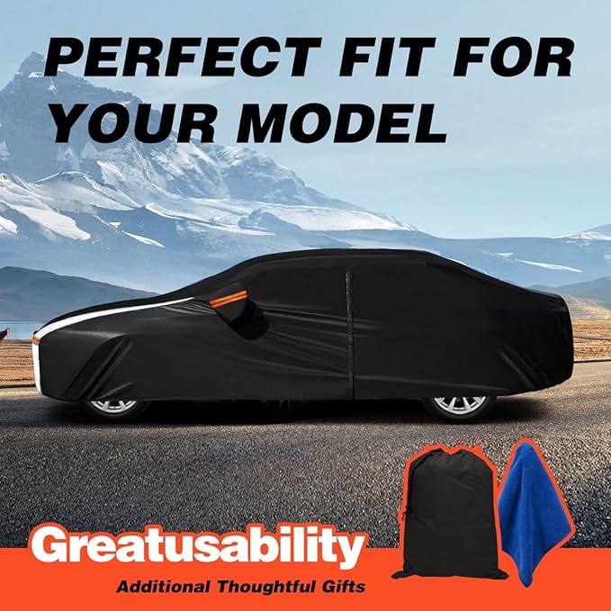 Hyundai Elantra Car Cover 100% Waterproof All Weather, Gift