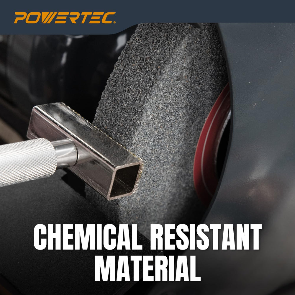 POWERTEC Bench Grinder Wheel 8 Inch 36 & 100 Grit, Aluminum Oxide Grindin...