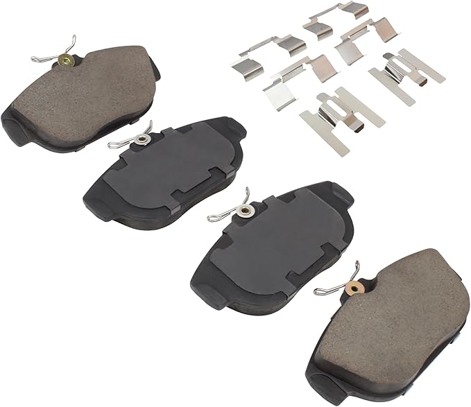 Premium Semi-Metallic Front Brake Pads Replacement