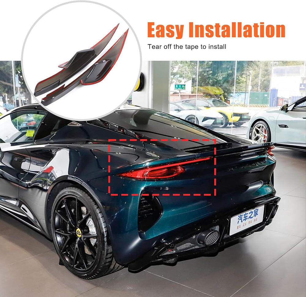 Sekhyna Car Tail Lights Lamp Cover Compatible with Lotus Emira V6 GT GT4 I4 2...