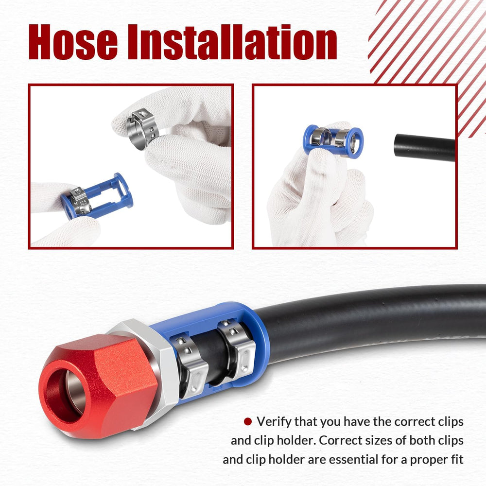 800-671 A/C Line Splice Kit for 3/8" Line With No. 6 Hose 24 Inches, Air...