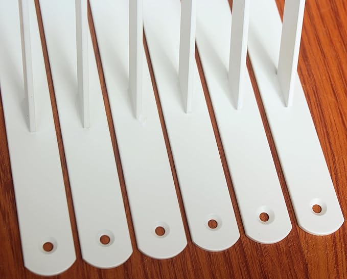 12 Pack L16 x H 10" White Heavy Duty Shelf Brackets