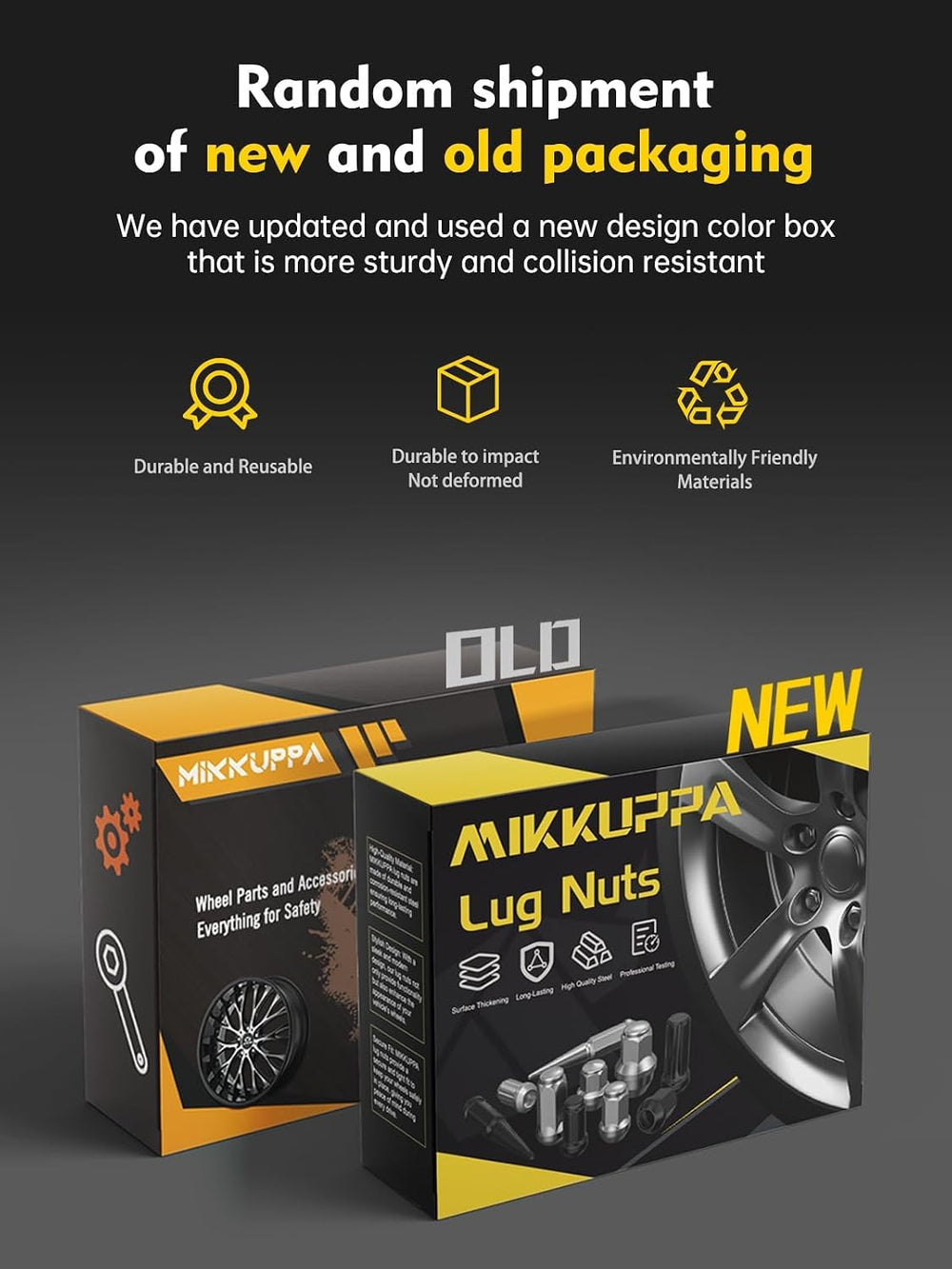 MIKKUPPA 24pcs M14x1.5 Lug Nuts - Replacement for Chevy Silverado Suburban Ta...