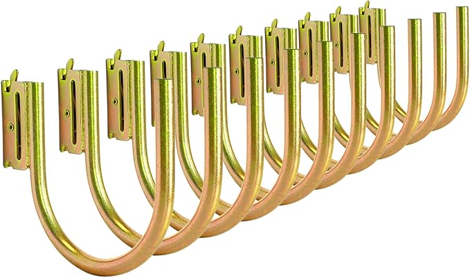 10 Pack 4" E Track J Hooks Heavy Duty Galvanized Steel E-Track Tie Down