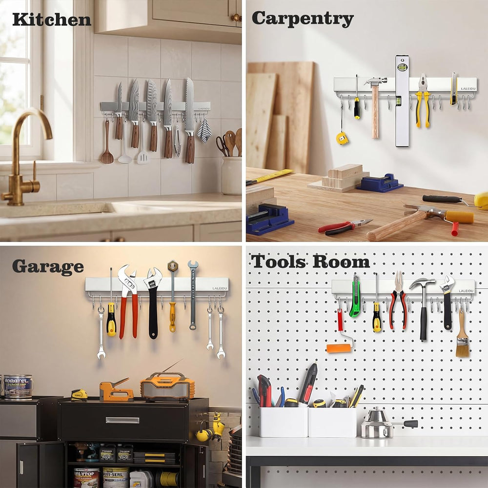20 Inch Magnetic Knife Holder for Wall - Magnetic Knife Strip with Strong Mag...