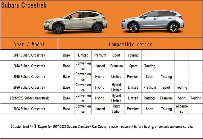 Kayme 6 Layers SUV Car Cover Custom Fit