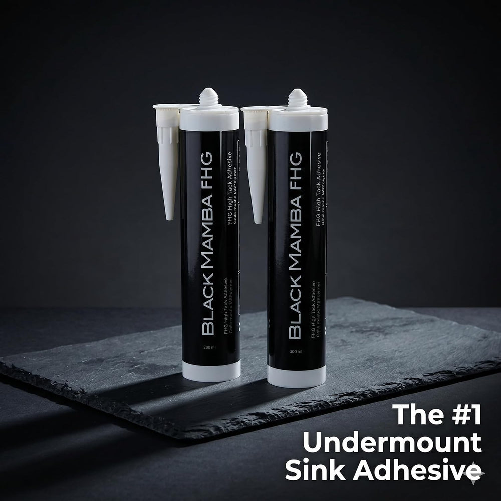 Black Mamba FHG High Tack Undermount Sink Adhesive | MS Polymer Sealant | Hea...