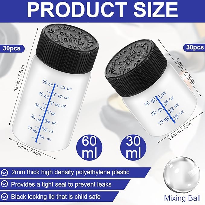 Maxcheck 120 Pcs Touch up Paint Bottles