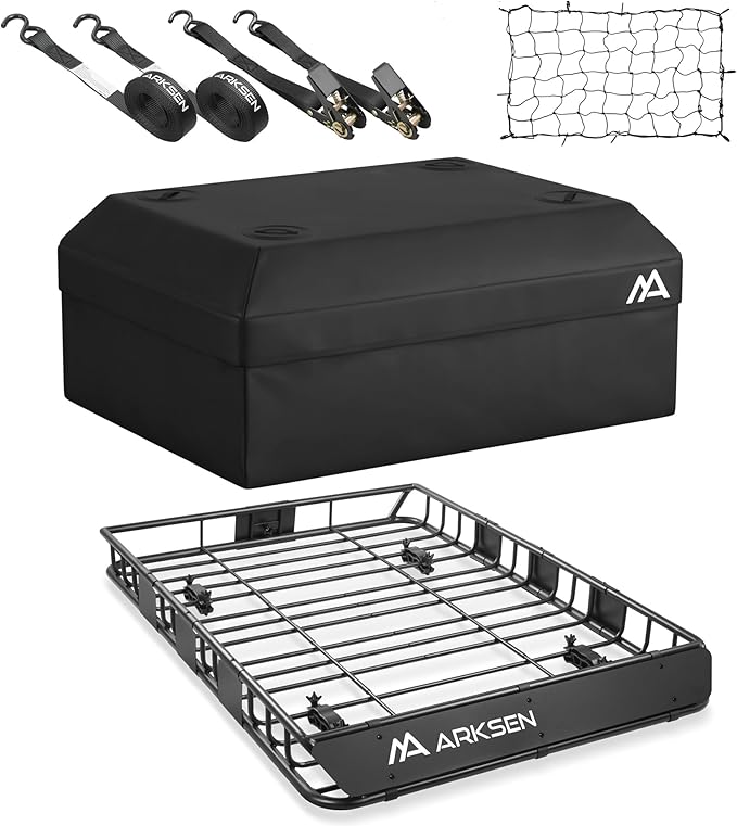 ARKSEN 54 x 39 x 5 Inch Upgrade Universal Roof Rack
