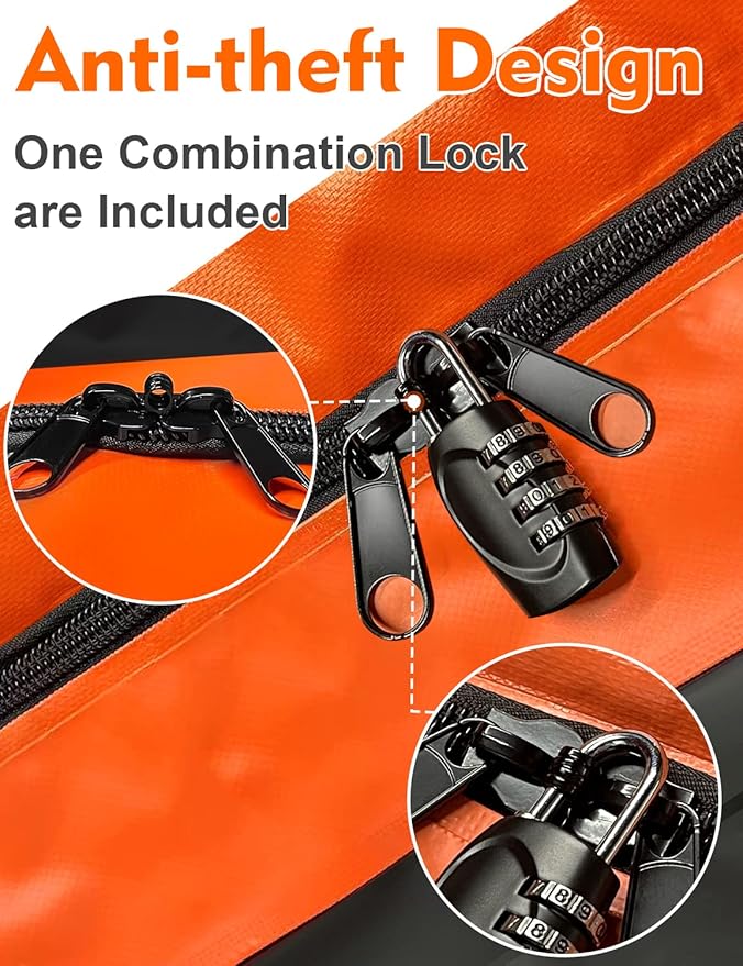 FIVKLEMNZ 21 Cubic Car Rooftop Cargo Carrier Roof Bag Waterproof