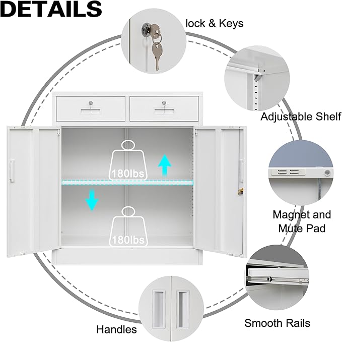 Metal Storage Cabinet, Locking Storage Cabinet