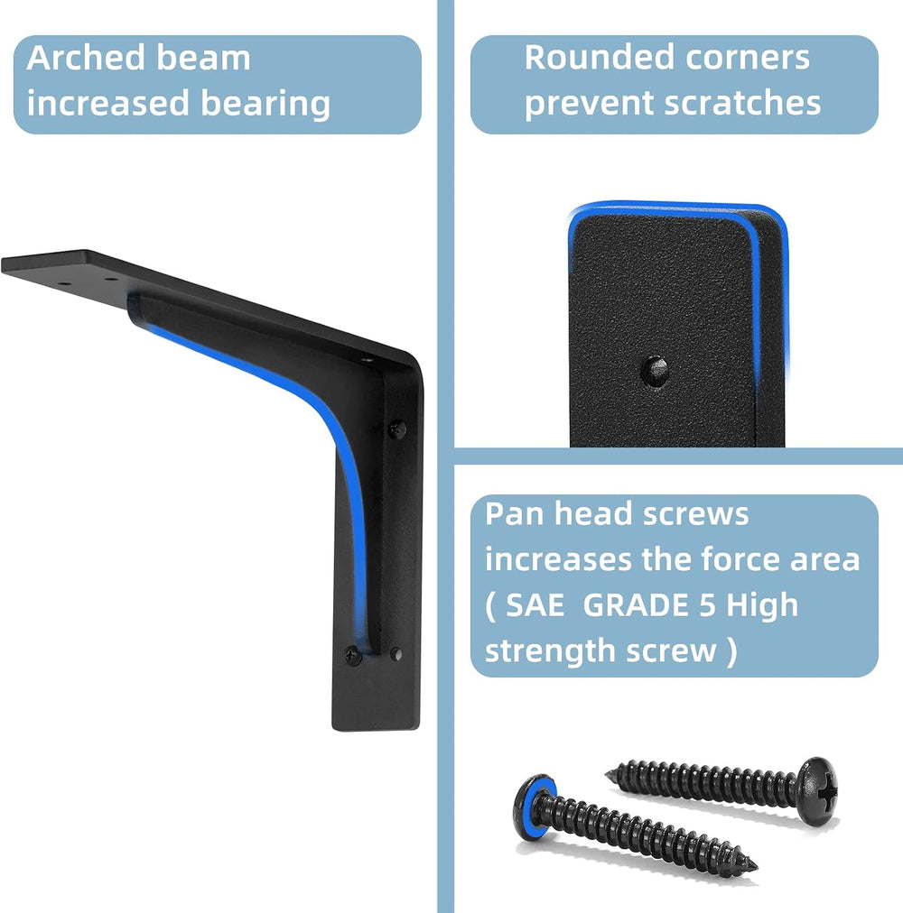 16inch x 9.5inch shelf brackets,L Shelf Bracket, die-cast formation,vertical ...