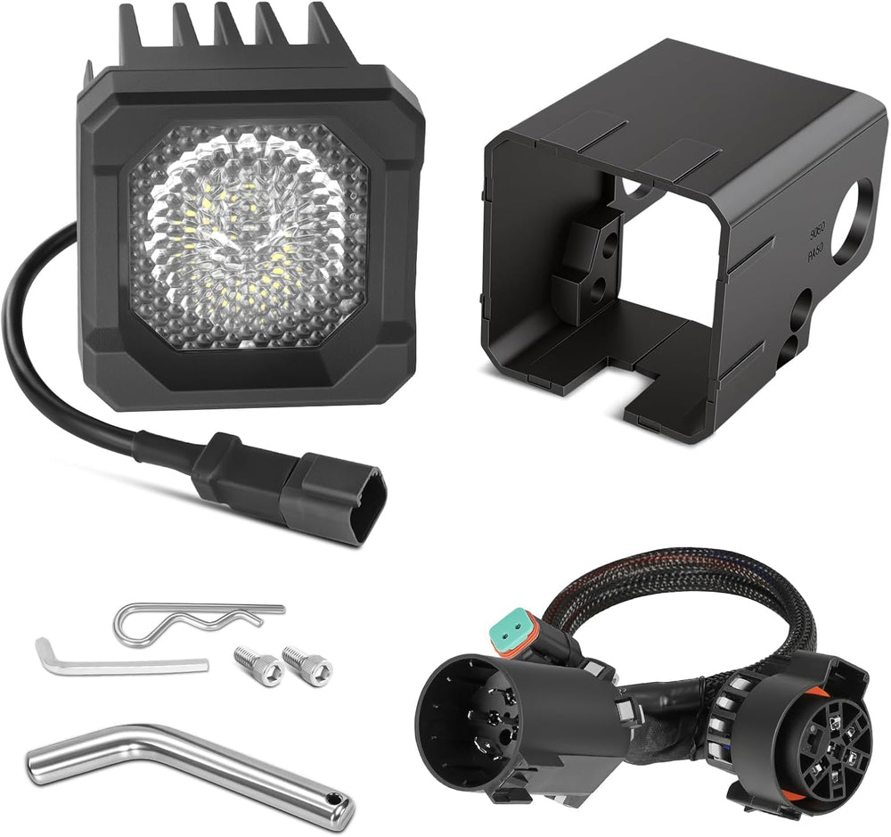 Hitch Mount Reverse Light Kits, Universal Flood Hitch Light Pods for 2x2 Inch...