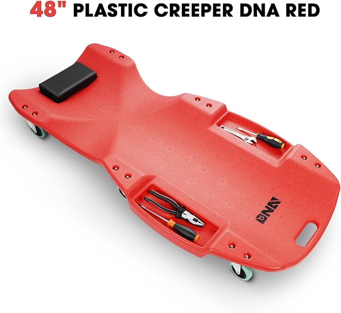 DNA MOTORING TOOLS-00238 48 Inches Heavy-Duty Low-Profile Roller Automotive