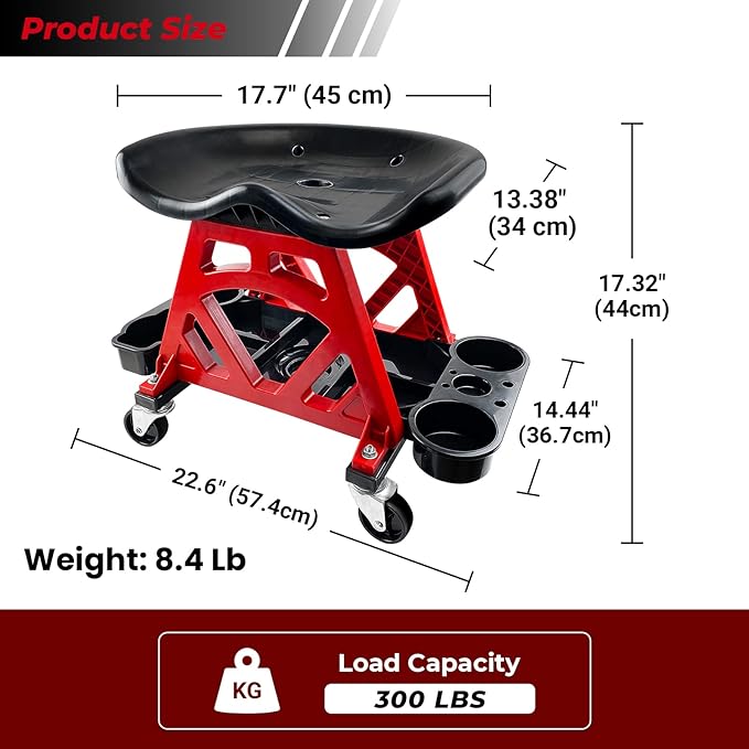 ROBLOCK Durable Mechanic Stool Chair