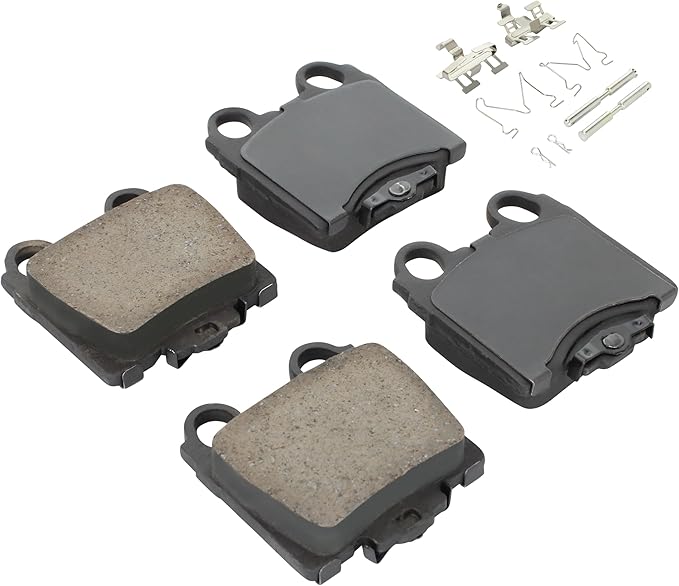 Premium Semi-Metallic Rear Brake Pads Replacement