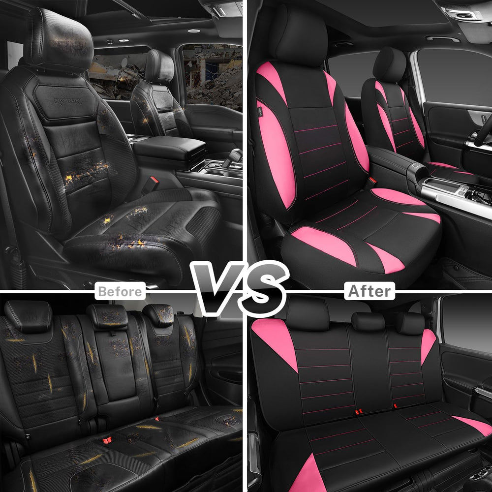 CAR PASS Waterproof Car Seat Covers Full Sets, Universal Fit Seat Covers for ...