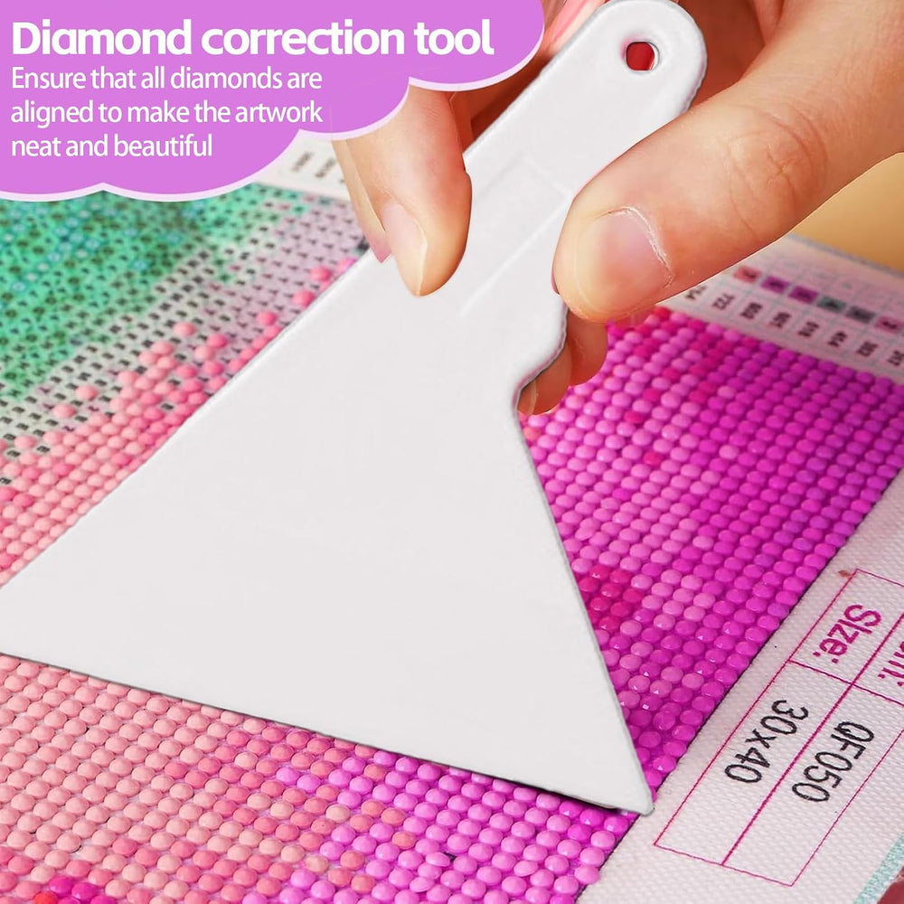 DNSGOOR 186Pcs Diamond Art Accessories Kit with A4 LED Light Pad