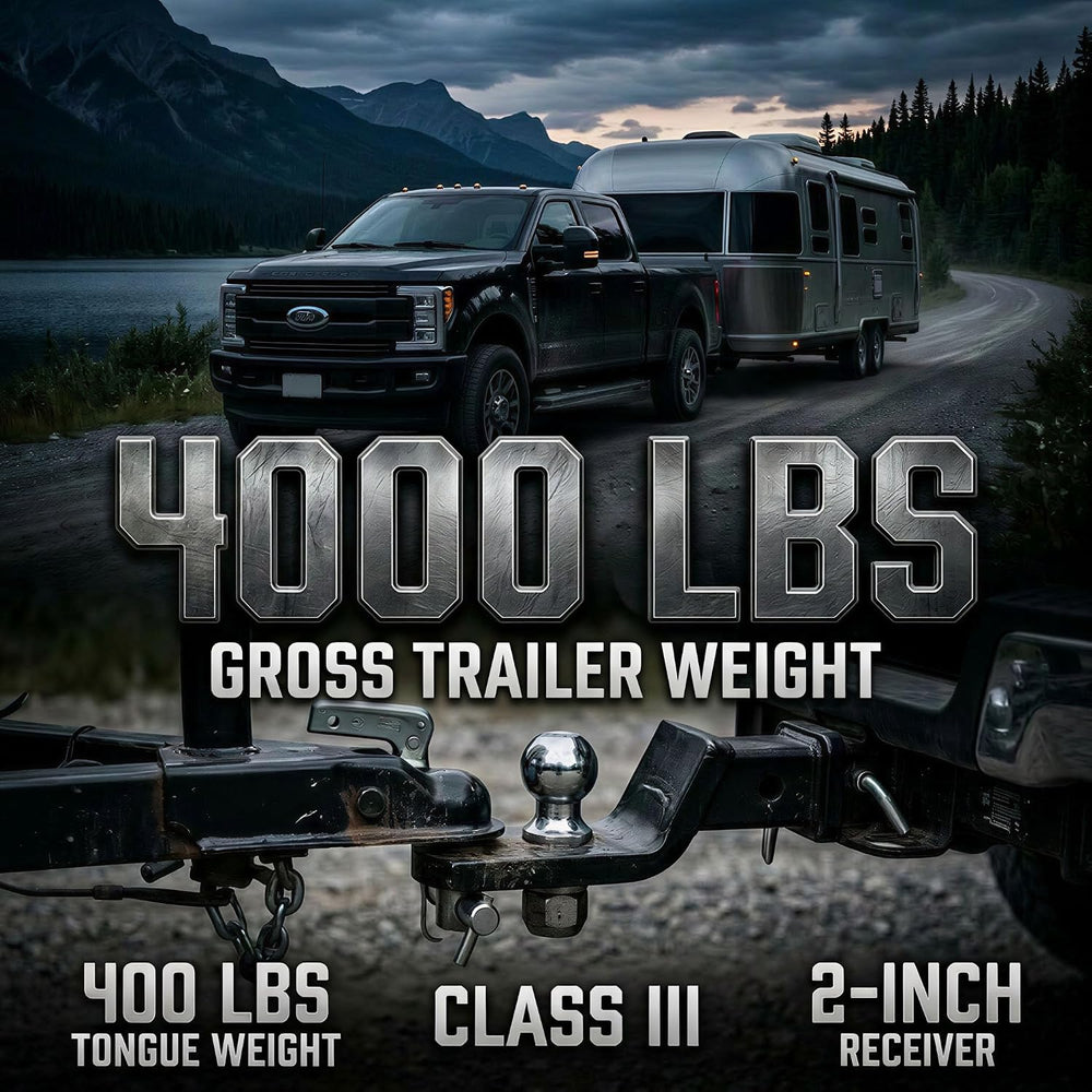 APS Assembly Class 3 Trailer Hitch 2 Inches Receiver Tube Towing Hitch Compat...