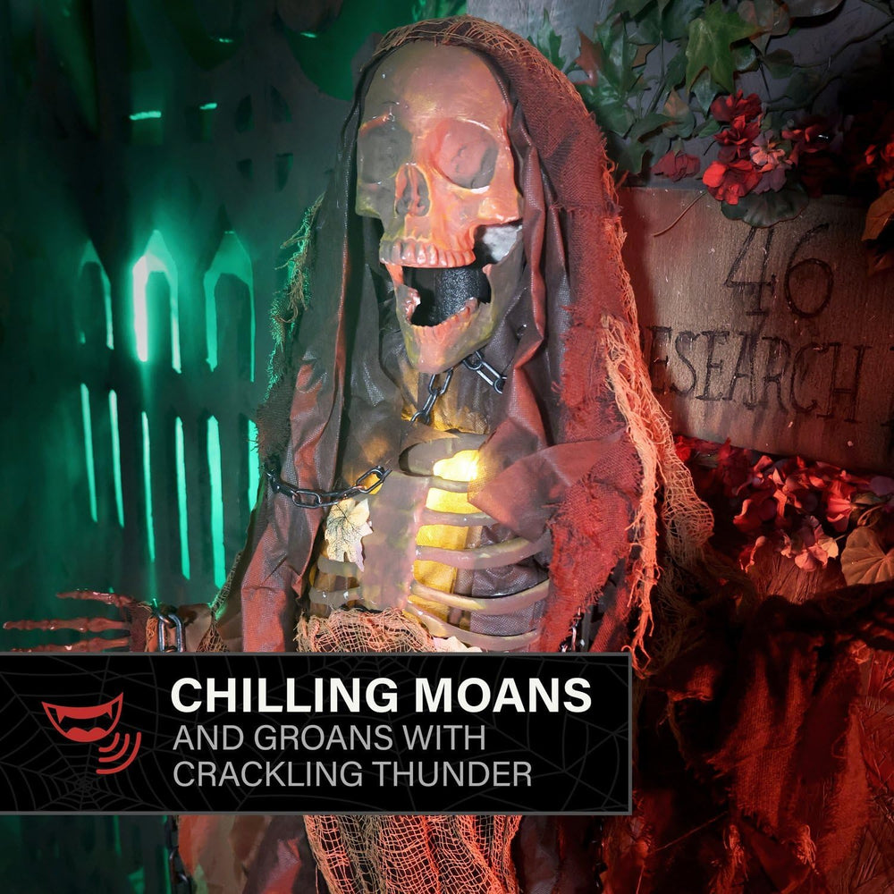 Haunted Hill Farm 5.2-Ft. Sonic Reaper Halloween Animatronic