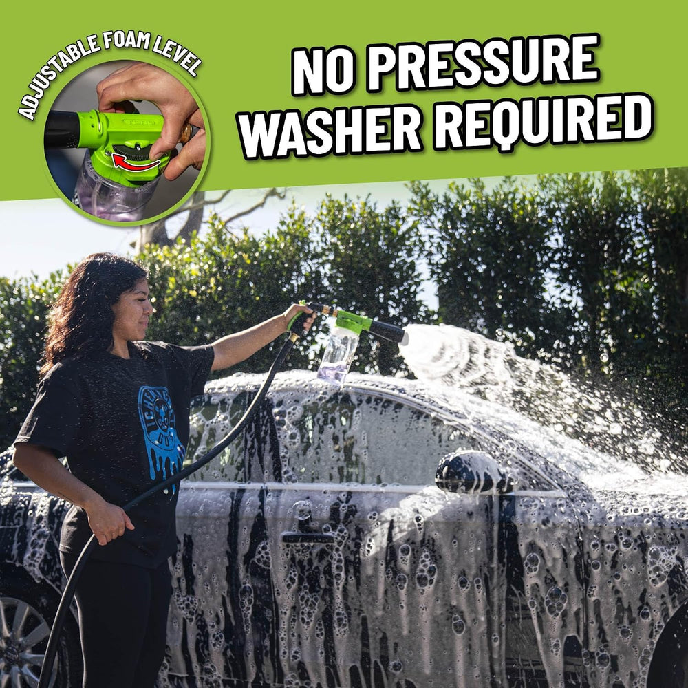Chemical Guys Foam Gun Car Wash Kit With Bucket, Garden Hose Foam Sprayer, Mi...