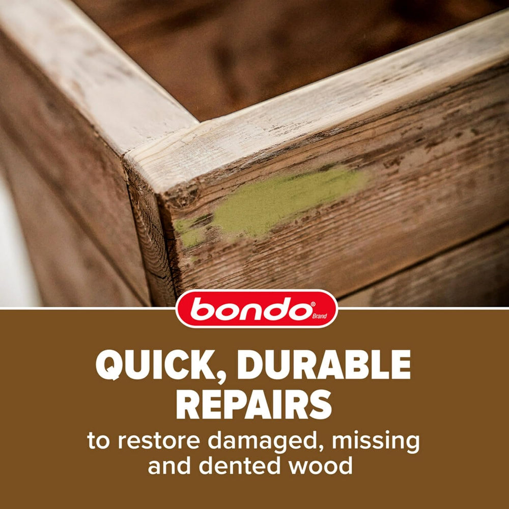 3M Bondo Wood Filler 30 oz (850.49 g) with Bondo Cream Hardner 0.5 oz (14g), ...