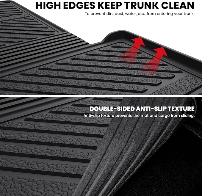 LASFIT Trunk & Backrest Mat for Ford Explorer 2020-2025, Custom Fit All W...