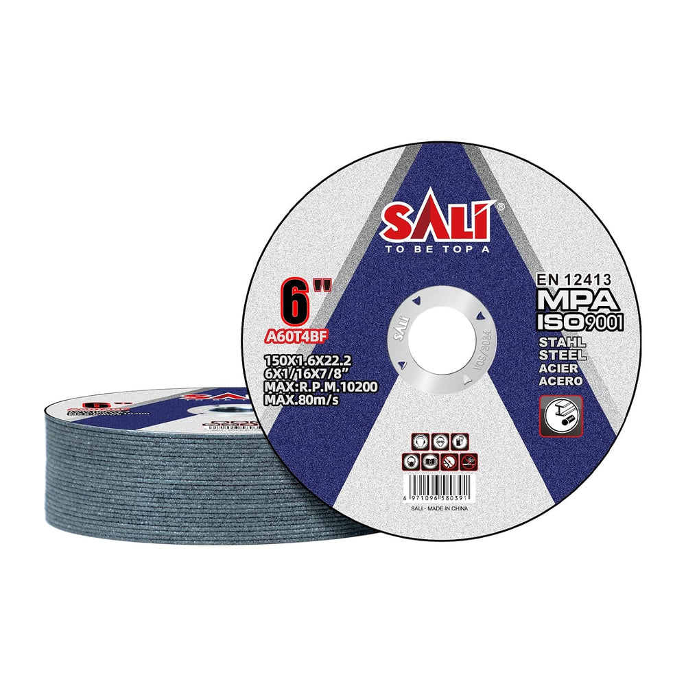 SALI 25 Pack 6" Cut Off Wheel, 1/16" x 7/8" Aluminum Oxide, Bl...